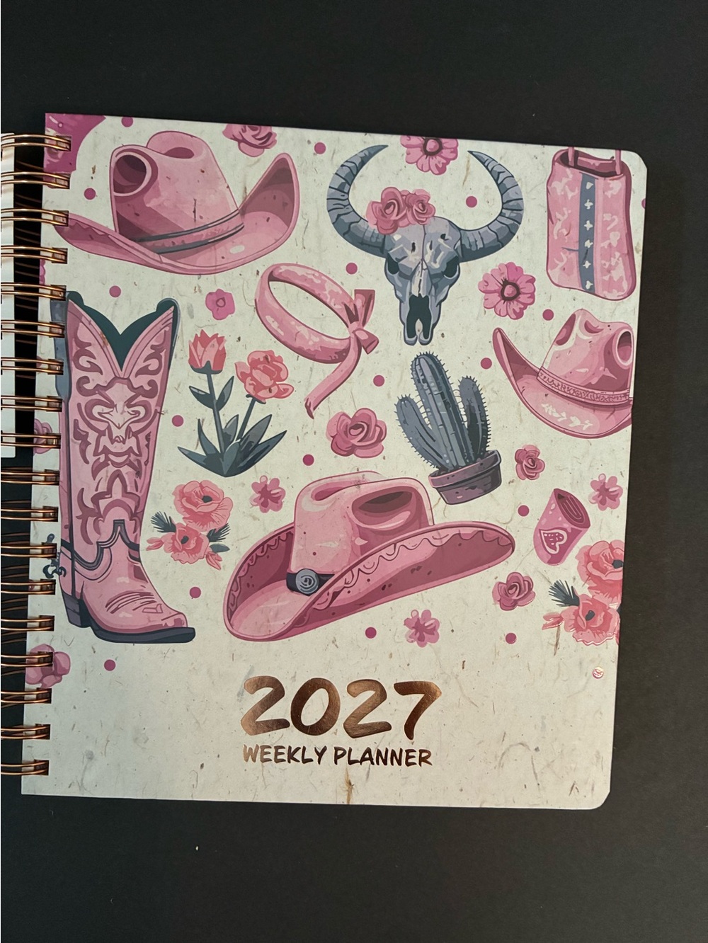 Western Cowgirl 17 month Planner